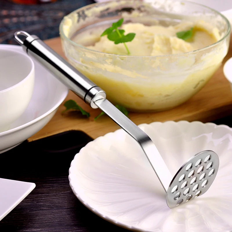 Stainless Steel Potato Masher, Ricer, Press for Smooth Mashed Potatoes, Vegetables and Fruits for Smooth Mashed Potatoes
Stainless Steel Potato Masher, Ricer, Press for Smooth Mashed Potatoes, Vegetables and Fruits for Smooth Mashed Potatoes