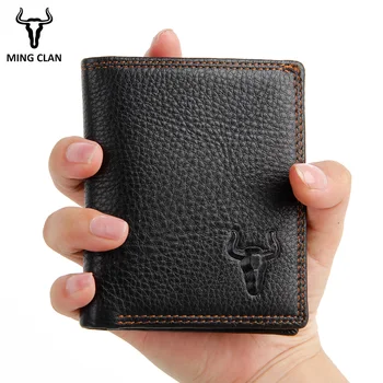 Wallet Men Cowhide Leather Small Wallet Black Flip ID Card Holder Mini Credit Card Purse Thin Wallets with Zipper Coin Pocket
Wallet Men Cowhide Leather Small Wallet Black Flip ID Card Holder Mini Credit Card Purse Thin Wallets with Zipper Coin Pocket
