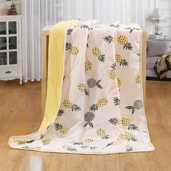 Pineapple Printing Bedspread Summer Quilt Blanket Comforter Bed Cover Quilting for Children Kids
Pineapple Printing Bedspread Summer Quilt Blanket Comforter Bed Cover Quilting for Children Kids