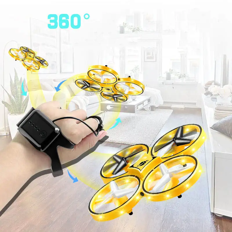 UFO Interactive Induction Drone Toys Quadcopter Intelligent Watch Remote Control Drone Children Gift LED Light RTF UAV Aircrafts
UFO Interactive Induction Drone Toys Quadcopter Intelligent Watch Remote Control Drone Children Gift LED Light RTF UAV Aircrafts