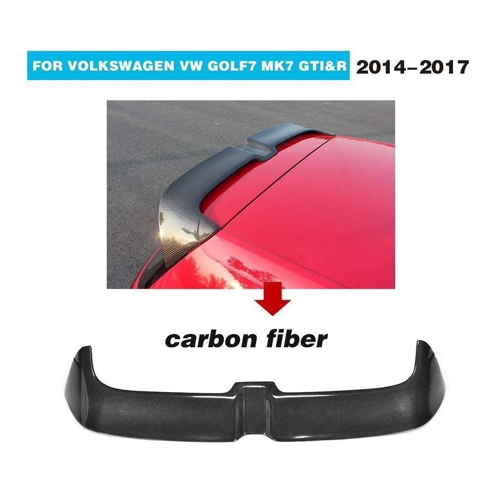 MK7 Carbon Fiber Rear Roof Trunk Wing Spoiler for Volkswagen Golf 7 VII MK 7 7.5 GT-I & R & R-LINE 2014 2015 2016 2017 2018
MK7 Carbon Fiber Rear Roof Trunk Wing Spoiler for Volkswagen Golf 7 VII MK 7 7.5 GT-I & R & R-LINE 2014 2015 2016 2017 2018
