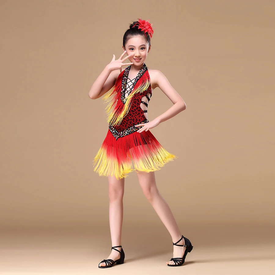 8-15 Years Performance Children Dance Outfit V-neck with Beads Backless Tassel Fringe Competition Latin Dance Dress for Girls
8-15 Years Performance Children Dance Outfit V-neck with Beads Backless Tassel Fringe Competition Latin Dance Dress for Girls