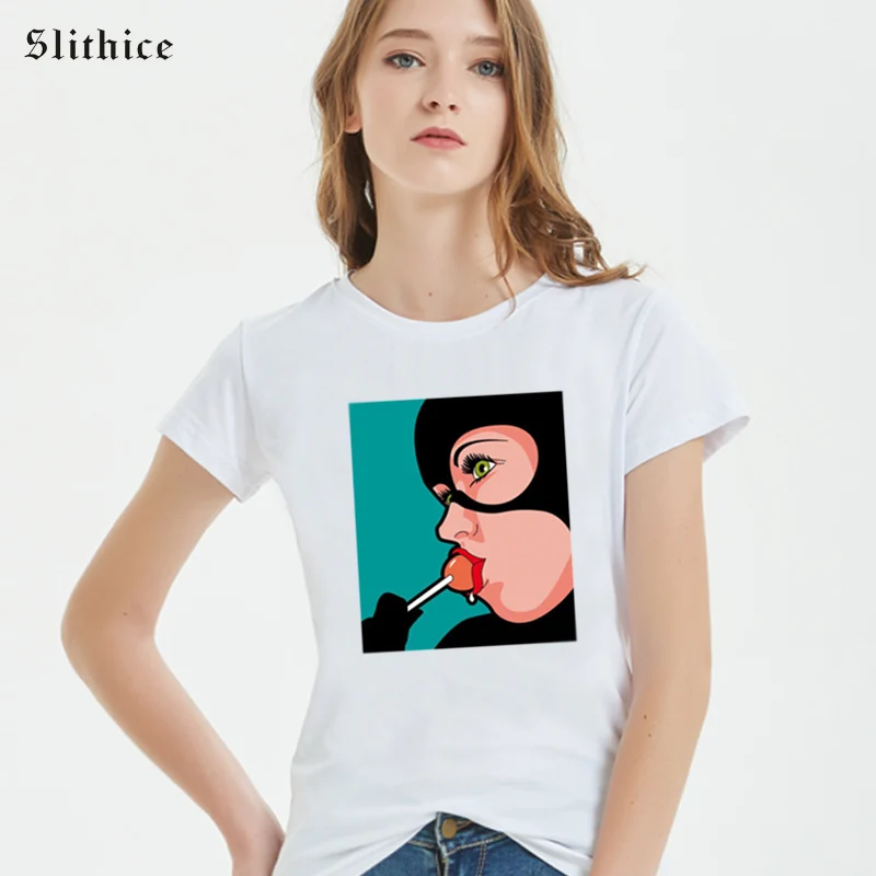 Slithice Streetwear Funny Graphic Print T-shirt Women Tops Fashion Cotton Summer Leisure T shirt forlady
Slithice Streetwear Funny Graphic Print T-shirt Women Tops Fashion Cotton Summer Leisure T shirt forlady