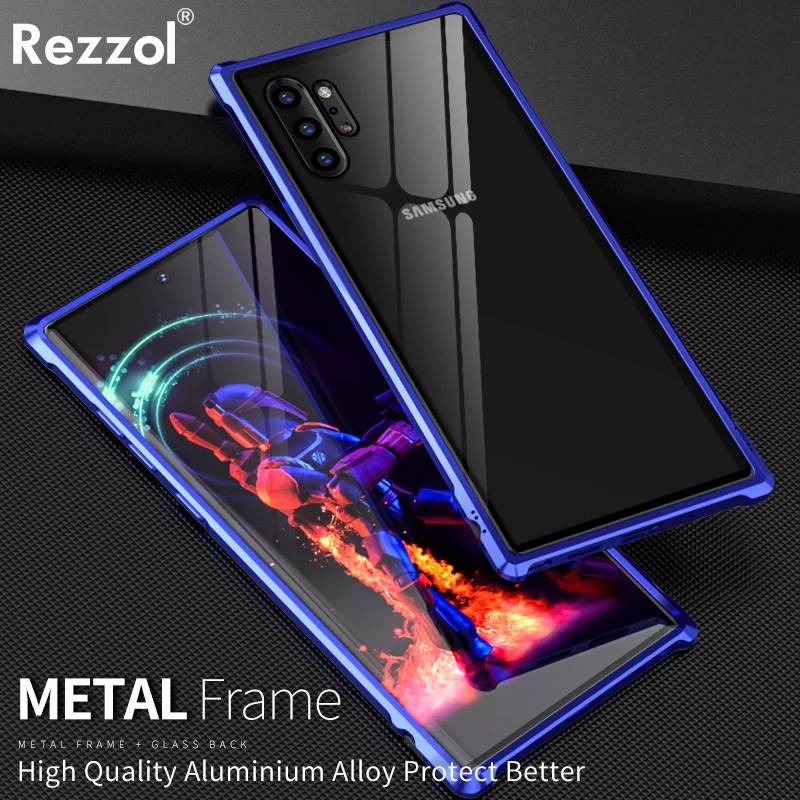 For Samsung Galaxy Note 10 Case Transparent Tempered Glass Metal Frame Hard Cases For Samsung Galaxy Note10 Plus 5G phone case
For Samsung Galaxy Note 10 Case Transparent Tempered Glass Metal Frame Hard Cases For Samsung Galaxy Note10 Plus 5G phone case
