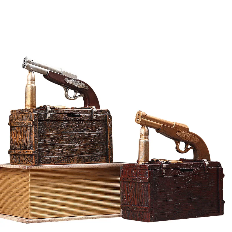 Creative Vintage Resin Crafts Retro Pistol Model Resin Handicrafts Gun Bullet Model Figurines Home Decor Living Room Desk Gifts
Creative Vintage Resin Crafts Retro Pistol Model Resin Handicrafts Gun Bullet Model Figurines Home Decor Living Room Desk Gifts