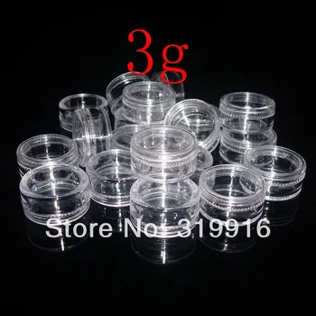 3g X 100 Empty Clear Cosmetics Plastic Jars Pots containers For Nail Art , Make Up Cosmetic Craft Glitter ,Small Sample Bottles
3g X 100 Empty Clear Cosmetics Plastic Jars Pots containers For Nail Art , Make Up Cosmetic Craft Glitter ,Small Sample Bottles