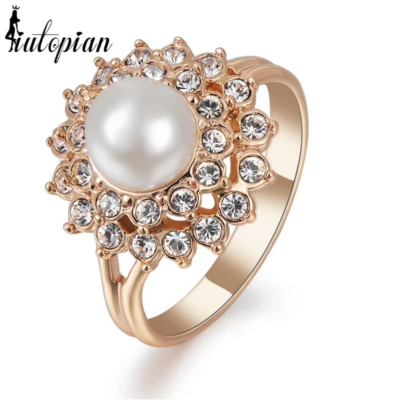 Iutopian Brand Simulated Pearl Ring For Women With Austrian Crystal Stellux Wedding Jewelry Party Jewelry 1#RG92510
Iutopian Brand Simulated Pearl Ring For Women With Austrian Crystal Stellux Wedding Jewelry Party Jewelry 1#RG92510