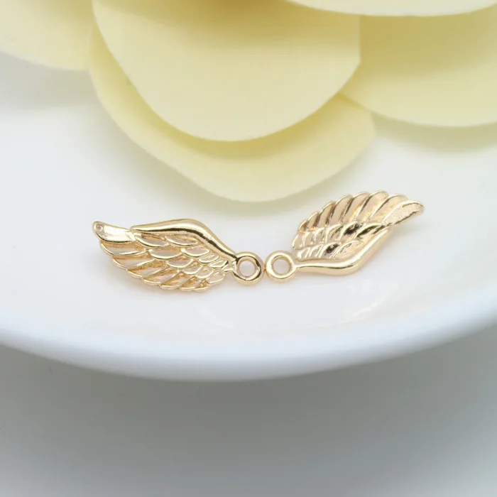10PCS 16x7MM 24K Champagne Gold Color Plated Brass Angel Wings Charms High Quality Diy Jewelry Accessories
10PCS 16x7MM 24K Champagne Gold Color Plated Brass Angel Wings Charms High Quality Diy Jewelry Accessories