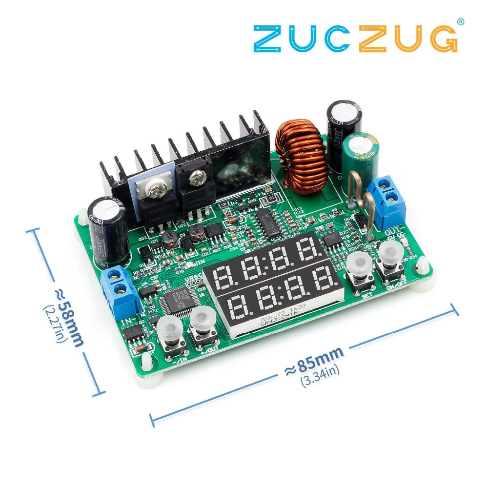 DP30V5A-L Constant Voltage current Step-down Programmable Power Supply module buck Voltage converter regulator LED
DP30V5A-L Constant Voltage current Step-down Programmable Power Supply module buck Voltage converter regulator LED