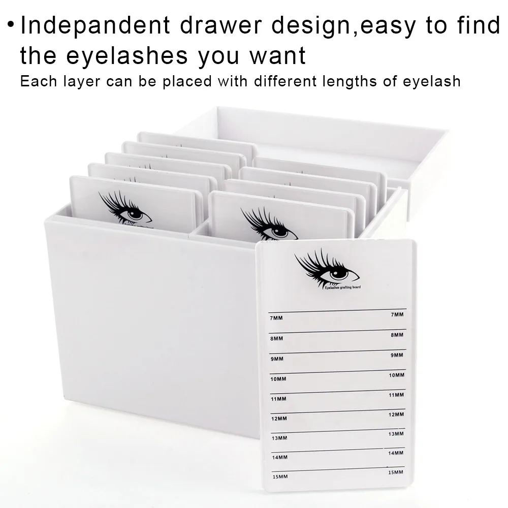 Grafting 10 Layers Eyelash Extensions Box False Eyelashes Makeup Individual Lashes Glue Acrylic Organizer Storage Display Tools
Grafting 10 Layers Eyelash Extensions Box False Eyelashes Makeup Individual Lashes Glue Acrylic Organizer Storage Display Tools