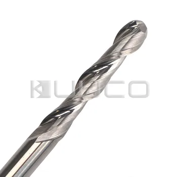 CNC Router End Mills 2 Flutes Ballnose End Mill Carving Tools Spiral Ball Nose Milling Bit for Hardwood Acrylic PVC Plastic etc
CNC Router End Mills 2 Flutes Ballnose End Mill Carving Tools Spiral Ball Nose Milling Bit for Hardwood Acrylic PVC Plastic etc