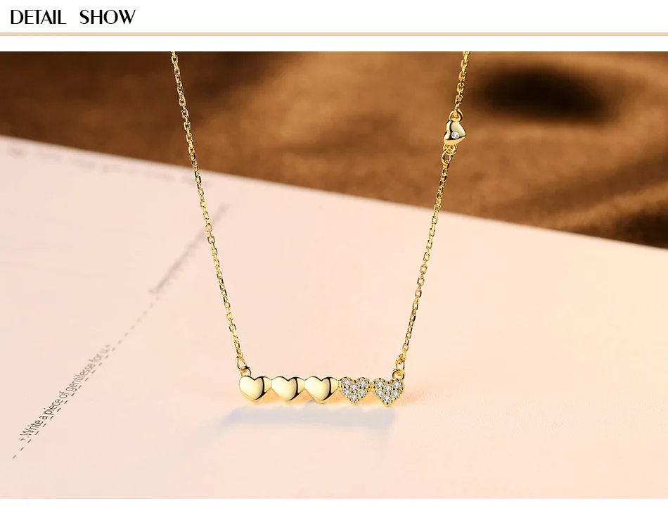 S925 sterling silver necklace small clear peach heart clavicle necklace pendant LSF03
S925 sterling silver necklace small clear peach heart clavicle necklace pendant LSF03