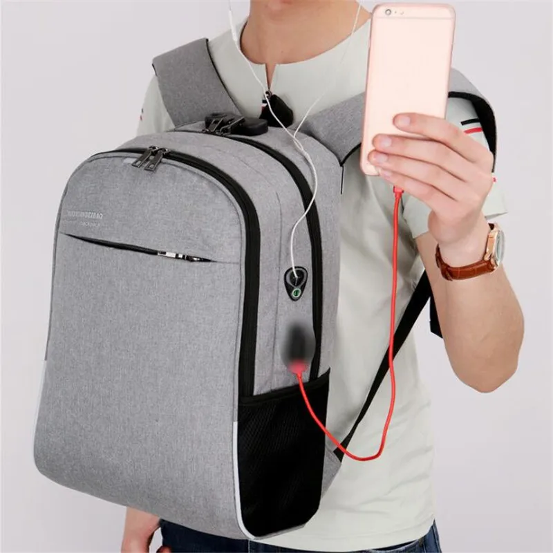 Waterproof Men Laptop Backpacks 15inch Anti theft Backpack USB Charging Male Travel School Backpacks With Password Lock Design
Waterproof Men Laptop Backpacks 15inch Anti theft Backpack USB Charging Male Travel School Backpacks With Password Lock Design