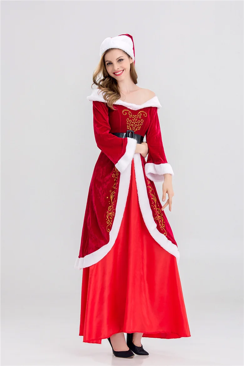 Cosplay&ware A Full Set Christmas Costumes Santa Claus Red Costume Luxury Suit 12 Cosplay&ware A Full Set Christmas Costumes Santa Claus Red Costume Luxury Suit -Cosplayware Store HTB1uru9afBNTKJjSszcq6zO2VXas.jpg