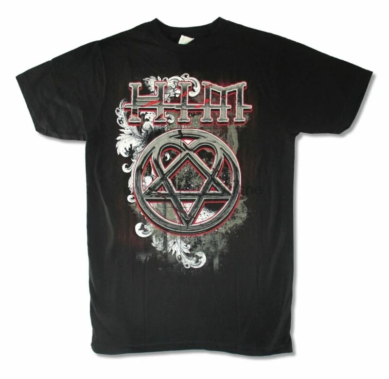 HIM H.I.M Filigree Logo Heartagram Mens Black T Shirt Ville Valo Mikko Lindstrom
HIM H.I.M Filigree Logo Heartagram Mens Black T Shirt Ville Valo Mikko Lindstrom