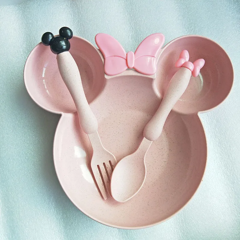 3pcs/set wheat straw bowl children cartoon tableware set baby dinner plate baby training Bowl spoon baby bowl-20
3pcs/set wheat straw bowl children cartoon tableware set baby dinner plate baby training Bowl spoon baby bowl-20
