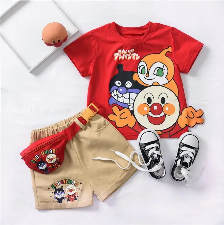 Summer Bread Superman Kids'Suit Three-piece Short Sleeve T-shirt Shorts for Boys and Girls Cotton Cartoon Kids' Suit
Summer Bread Superman Kids'Suit Three-piece Short Sleeve T-shirt Shorts for Boys and Girls Cotton Cartoon Kids' Suit
