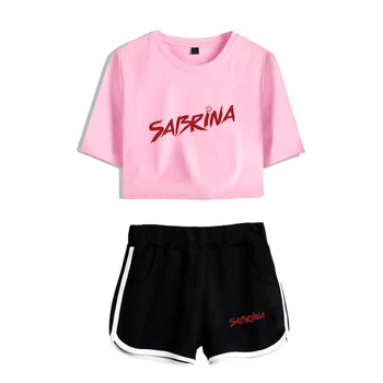 Sabrina Modis Hot Sexy Two Piece Sets Soft T-shirt and Elastic Shorts Kpop Harajuku comfortable New Fashion Sexy Style Tops
Sabrina Modis Hot Sexy Two Piece Sets Soft T-shirt and Elastic Shorts Kpop Harajuku comfortable New Fashion Sexy Style Tops