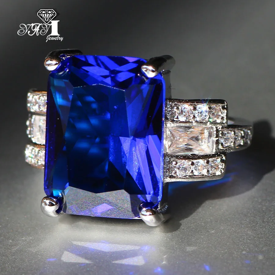 YaYI Jewelry Fashion Princess Huge Cut 7.9 CT Blue Zircon Silver Color Engagement Rings wedding Rings Party Rings
YaYI Jewelry Fashion Princess Huge Cut 7.9 CT Blue Zircon Silver Color Engagement Rings wedding Rings Party Rings