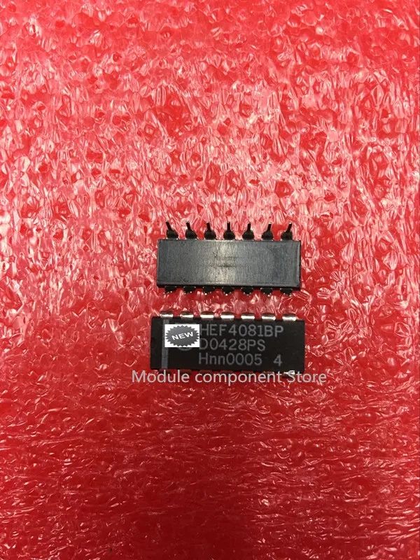 10 шт Новый оригинальный Аутентичные HEF4081BP может заменить CD4081BE DIP-14 логические