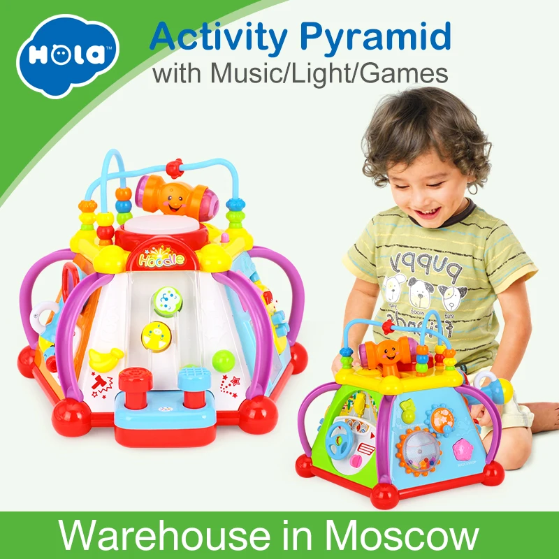 Baby Toy Musical Activity Cube Play Center Toy with 15 Functions & Skills Learning Educational Toys for Children Gift
Baby Toy Musical Activity Cube Play Center Toy with 15 Functions & Skills Learning Educational Toys for Children Gift