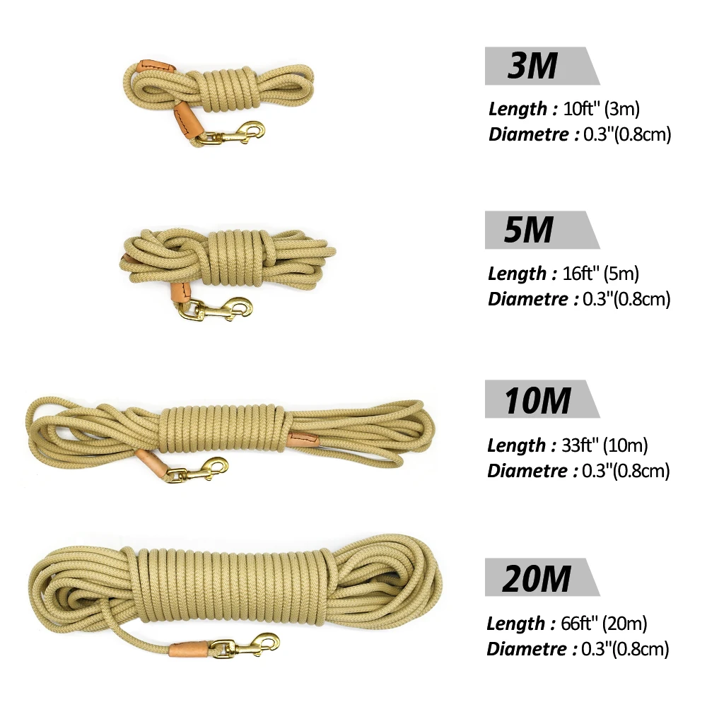 Прочный нейлоновый поводок для отслеживания собак длинные поводки дрессировки