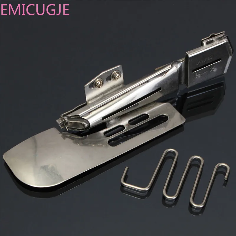 General Flat Stretch Cylinder Single Packet Double 103 Folder TAPE SIZE 1-3/8--1/2 DAYU Flat Seaming Machine
General Flat Stretch Cylinder Single Packet Double 103 Folder TAPE SIZE 1-3/8--1/2 DAYU Flat Seaming Machine