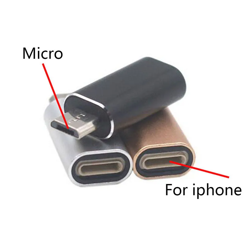 For lightning to Micro USB Adapter Micro USB to 8 pin For iPhone Adapter Female to Micro USB Male for lightning connector
For lightning to Micro USB Adapter Micro USB to 8 pin For iPhone Adapter Female to Micro USB Male for lightning connector