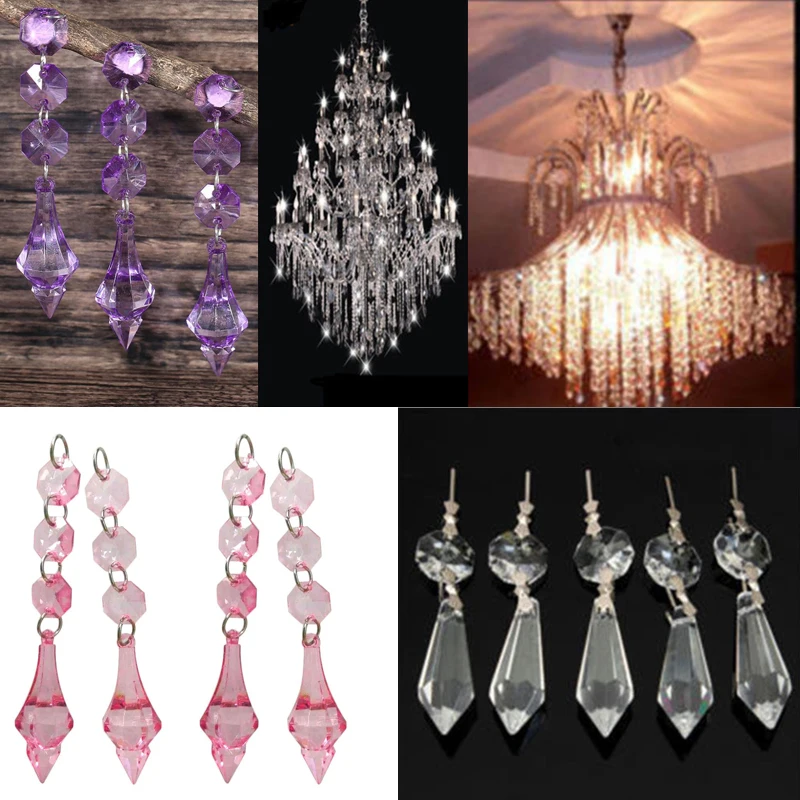 10Pcs/Pack Chandelier Octagonal Bead Crystal Lamp Pendants Decoration Parts Hanging Pendant Lighting DIY Accessories 7.5x1.5x1cm
10Pcs/Pack Chandelier Octagonal Bead Crystal Lamp Pendants Decoration Parts Hanging Pendant Lighting DIY Accessories 7.5x1.5x1cm