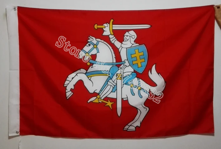 Государственный флаг литовского флага Ensign горячие продажи товаров 3X5FT 150X90CM баннер латунные металлические