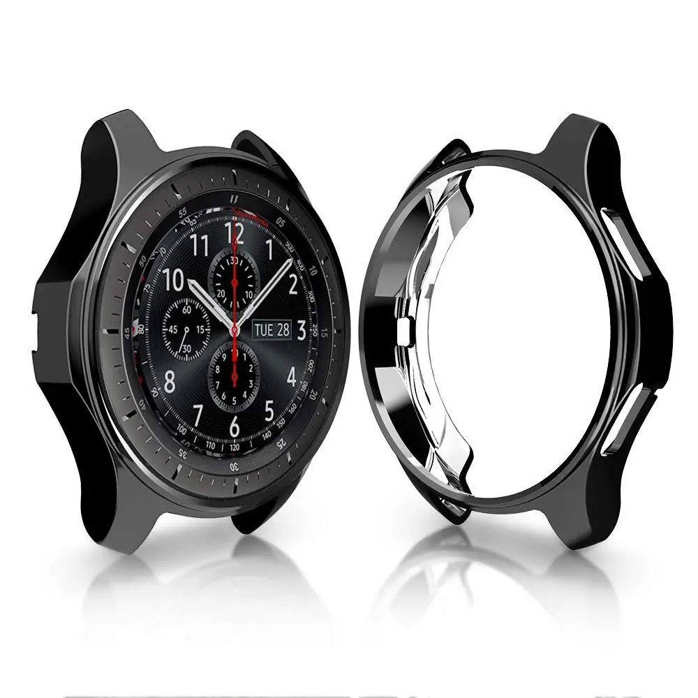 Чехол для samsung Galaxy Watch 46 мм 42 Gear S3 frontier ремешок TPU покрытие все вокруг Бампер корпус