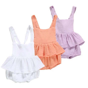 2019 Newborn Baby Girls Solid Ruffles Bodysuits Summer Sleeveless Bodysuit Bebe Girl Kids Ropa Carters Outfits Clothes 0-24M
2019 Newborn Baby Girls Solid Ruffles Bodysuits Summer Sleeveless Bodysuit Bebe Girl Kids Ropa Carters Outfits Clothes 0-24M