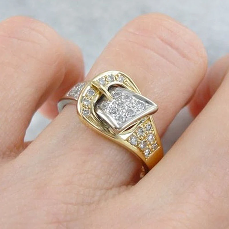Shiny Belt Finger Rings for Women Exquisite Paved Cubic Zircon Crystal Bijoux Gold Color Men Ring High Quality Jewelry O5M320
Shiny Belt Finger Rings for Women Exquisite Paved Cubic Zircon Crystal Bijoux Gold Color Men Ring High Quality Jewelry O5M320