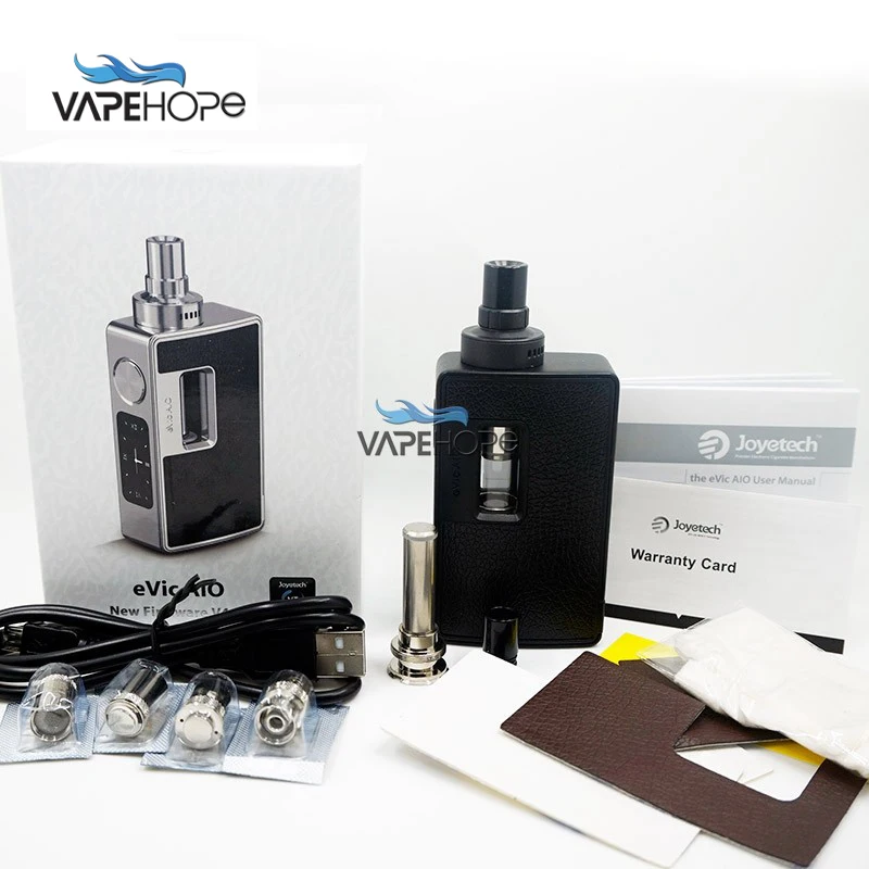 3pcs/lot 100% Original Joyetech eVic AIO Kit 75W Electronic Cigarettes 3.5ml Atomizer eVic AIO Kit Vape In Stock High Quality
3pcs/lot 100% Original Joyetech eVic AIO Kit 75W Electronic Cigarettes 3.5ml Atomizer eVic AIO Kit Vape In Stock High Quality