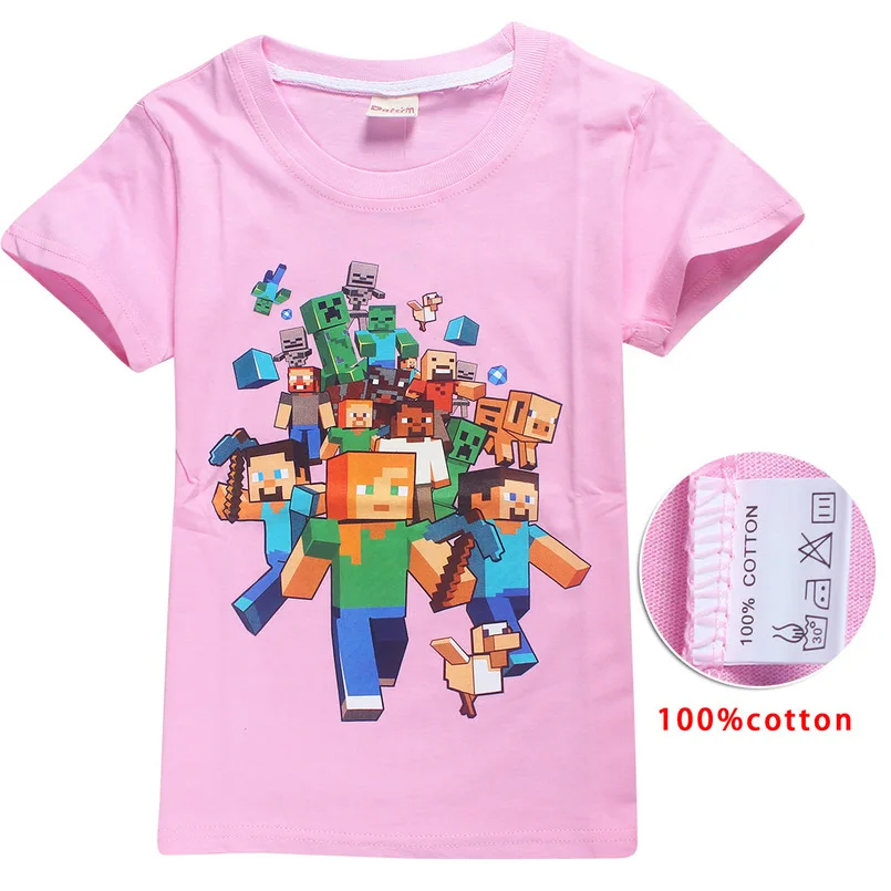 2018 Minecraft Baby Boys Girls Clothing Casual pajamas Suits nightclothes for Boys Girls nightshirt Spring Autumn kids sleepwear
2018 Minecraft Baby Boys Girls Clothing Casual pajamas Suits nightclothes for Boys Girls nightshirt Spring Autumn kids sleepwear