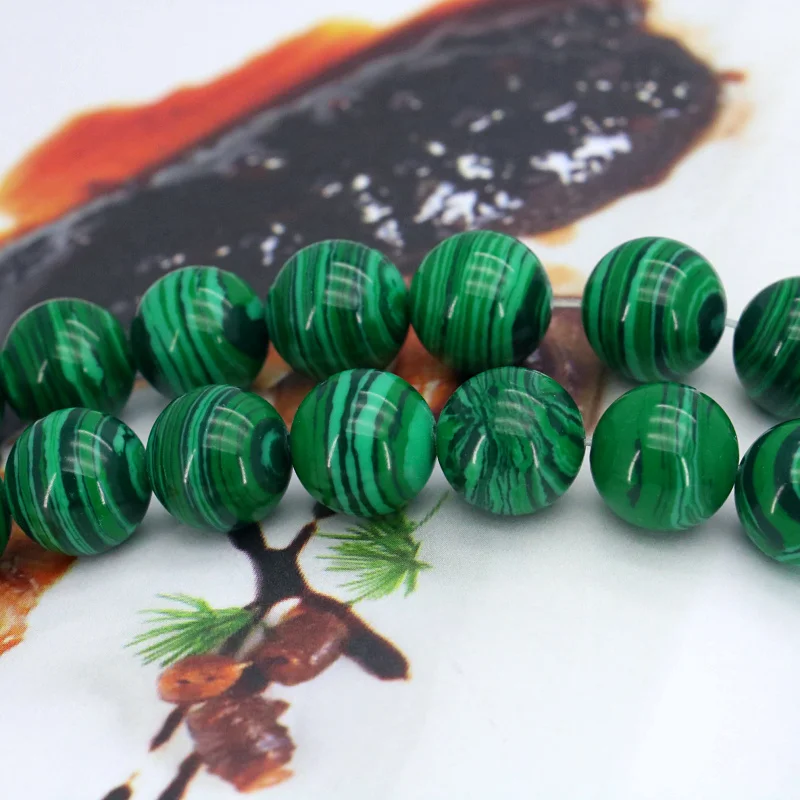 Green Malachite Round Loose Beads 12mm 15" Suitable For Women Jewelry Making Design Gifts Wholesale Retail
Green Malachite Round Loose Beads 12mm 15" Suitable For Women Jewelry Making Design Gifts Wholesale Retail