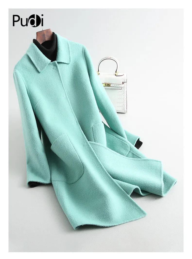 PUDI A20212 2019 Women new fashion bright color double wool jacket lady style leisure Fall/Winter wool coat
PUDI A20212 2019 Women new fashion bright color double wool jacket lady style leisure Fall/Winter wool coat