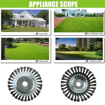 Weed Brush Rotary Joint Twist Knot Steel Wire Wheel Brush Disc 25.4x200mm Landscaping&Cutting Irrigation Machinery Accessaries
Weed Brush Rotary Joint Twist Knot Steel Wire Wheel Brush Disc 25.4x200mm Landscaping&Cutting Irrigation Machinery Accessaries