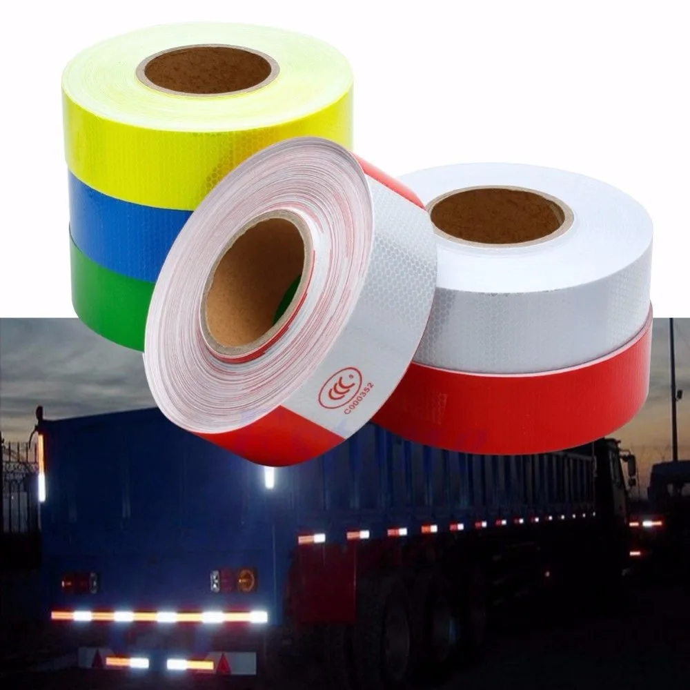 50M Reflective Safety Warning Conspicuity Tape Film Sticker Multicolor Car Truck
50M Reflective Safety Warning Conspicuity Tape Film Sticker Multicolor Car Truck