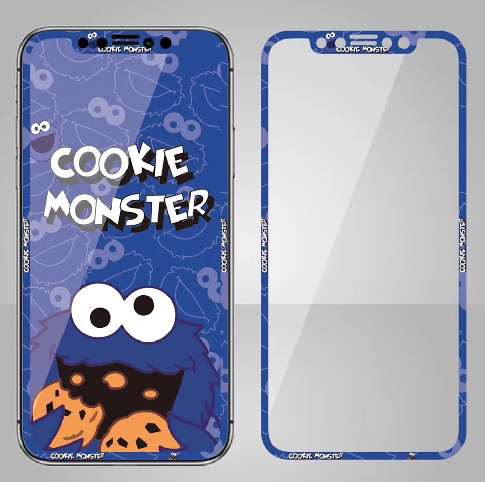 Cartoon ELMO COOKIEMONSTER Sesame Street PatternTempered Glass Screen Protector For iPhone X XR XS MAX Protective Front Film
Cartoon ELMO COOKIEMONSTER Sesame Street PatternTempered Glass Screen Protector For iPhone X XR XS MAX Protective Front Film