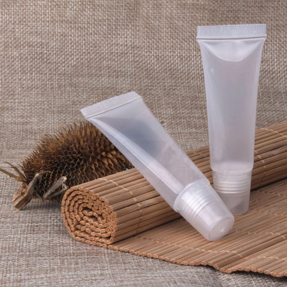 100pcs Lip Gloss Tubes Plastic Travel Bottle Clear Small 8ml PVC Empty Hand Cream Packaging Mini Sample Cosmetic Containers Soft
100pcs Lip Gloss Tubes Plastic Travel Bottle Clear Small 8ml PVC Empty Hand Cream Packaging Mini Sample Cosmetic Containers Soft