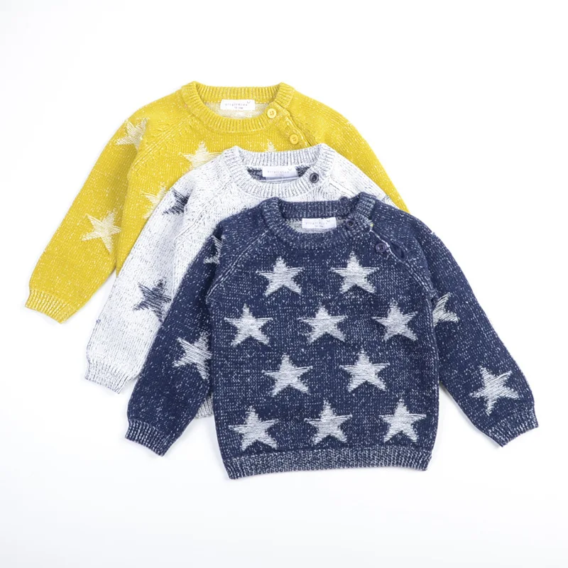 New 2019 Autumn Winter Unisex Sweater Girls Boys Knitted Sweater Cute Star Sweater Knitting Pullover BC719
New 2019 Autumn Winter Unisex Sweater Girls Boys Knitted Sweater Cute Star Sweater Knitting Pullover BC719