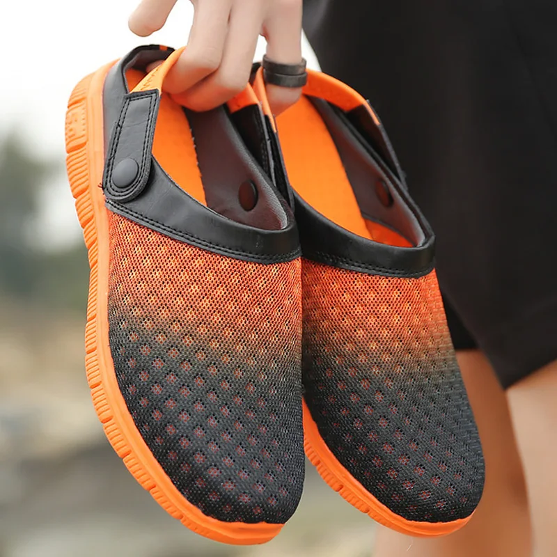 Summer Men Sandal Hollow Plaid Shoes Antiskid Mixed Colors Beach Shoes Air Mesh Light Rubber Sandals Slipper Factory Outlets
Summer Men Sandal Hollow Plaid Shoes Antiskid Mixed Colors Beach Shoes Air Mesh Light Rubber Sandals Slipper Factory Outlets