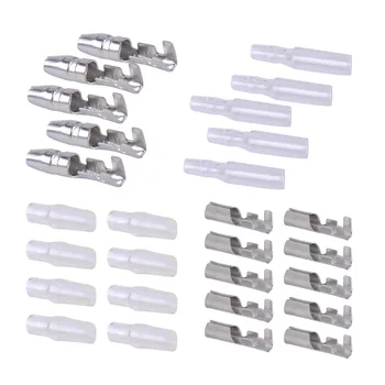 DWCX 50 Sets Car 4mm Male Female Bullet Crimp Terminal Wire Connector Socket with Insulated Cover for VW Golf Mercedes-Benz Audi
DWCX 50 Sets Car 4mm Male Female Bullet Crimp Terminal Wire Connector Socket with Insulated Cover for VW Golf Mercedes-Benz Audi