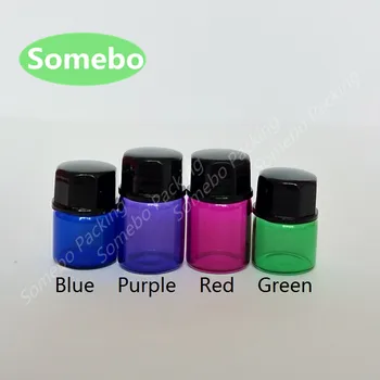 100pcs/lot 1ML 2ML 3ML Blue, Purple, Red, Green Glass Essential Oil Sample Bottle with Cap Inner Plug
100pcs/lot 1ML 2ML 3ML Blue, Purple, Red, Green Glass Essential Oil Sample Bottle with Cap Inner Plug