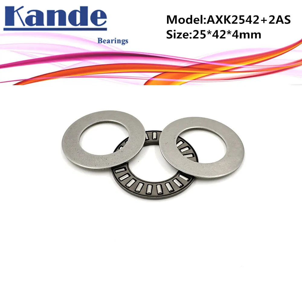 AXK2542 + 2AS 1PC Thrust Needle Roller Bearing With Two AS2542 Washers 25*42*4 mm Plane Thrust Needle Roller Bearing
AXK2542 + 2AS 1PC Thrust Needle Roller Bearing With Two AS2542 Washers 25*42*4 mm Plane Thrust Needle Roller Bearing