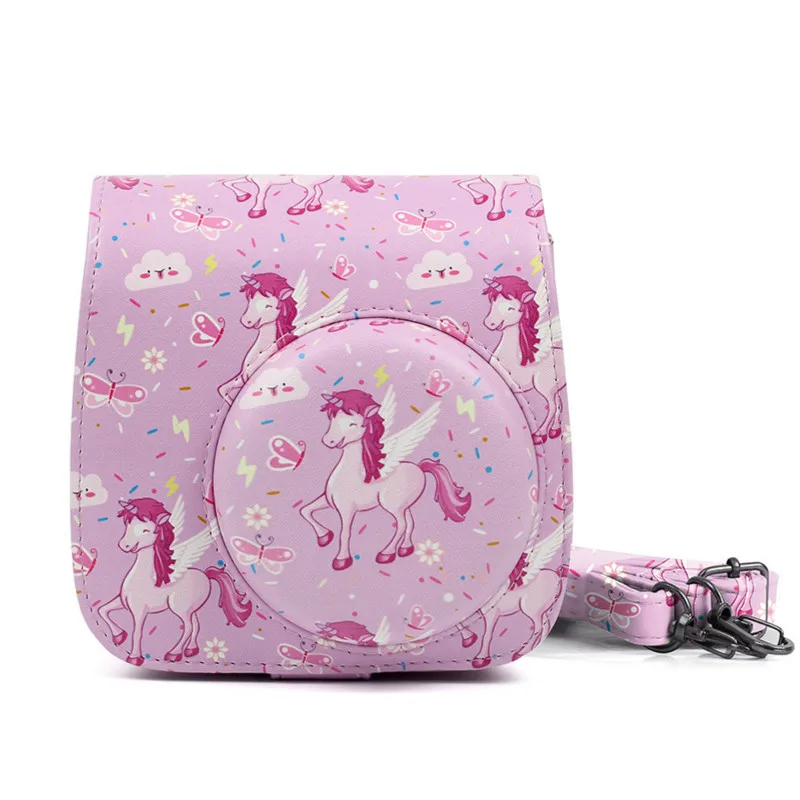 For Fujifilm Instax Mini 9 8 Camera Accessories Pink Horse PU Leather Instant Camera Shoulder Bag Protector Cover Case Pouch
For Fujifilm Instax Mini 9 8 Camera Accessories Pink Horse PU Leather Instant Camera Shoulder Bag Protector Cover Case Pouch