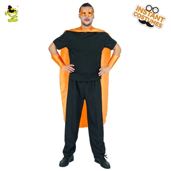 New Male Superhero Orange Costume With Eye patch&Cape&Wrister Masquerade Party Costumes For Adults
New Male Superhero Orange Costume With Eye patch&Cape&Wrister Masquerade Party Costumes For Adults