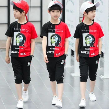 Boys summer 2018 new summer children's clothing Korean children's handsome suit tide clothes big children short sleeve two-piece
Boys summer 2018 new summer children's clothing Korean children's handsome suit tide clothes big children short sleeve two-piece