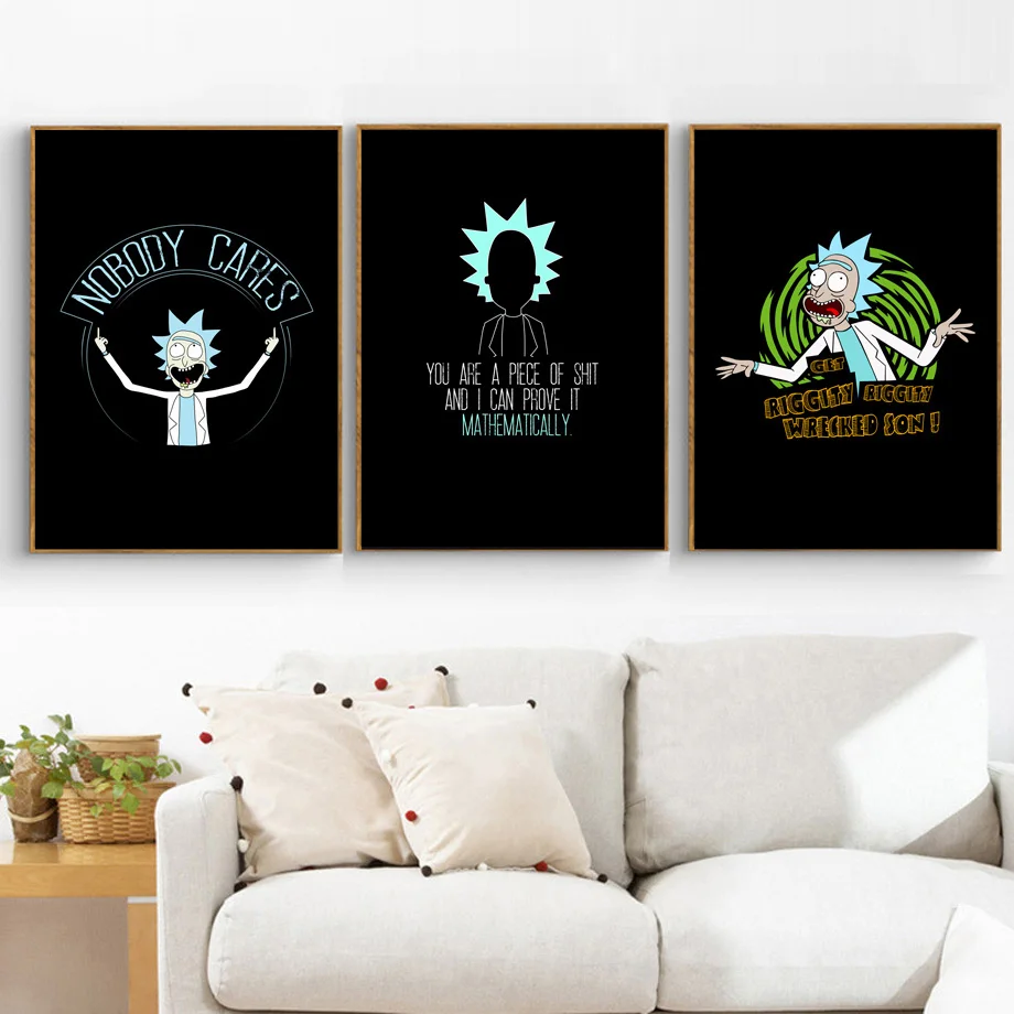 Print Home Decor Painting Nordic Style Anime Rick And Morty Picture Wall Art Modular Canvas Poster Modern For Bedside Background
Print Home Decor Painting Nordic Style Anime Rick And Morty Picture Wall Art Modular Canvas Poster Modern For Bedside Background